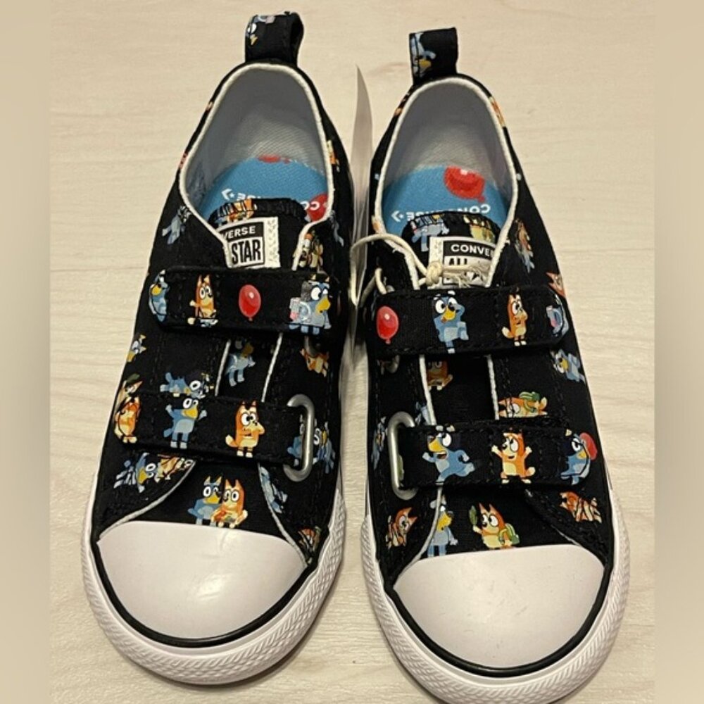 Converse Kids Black Bluey Sneakers